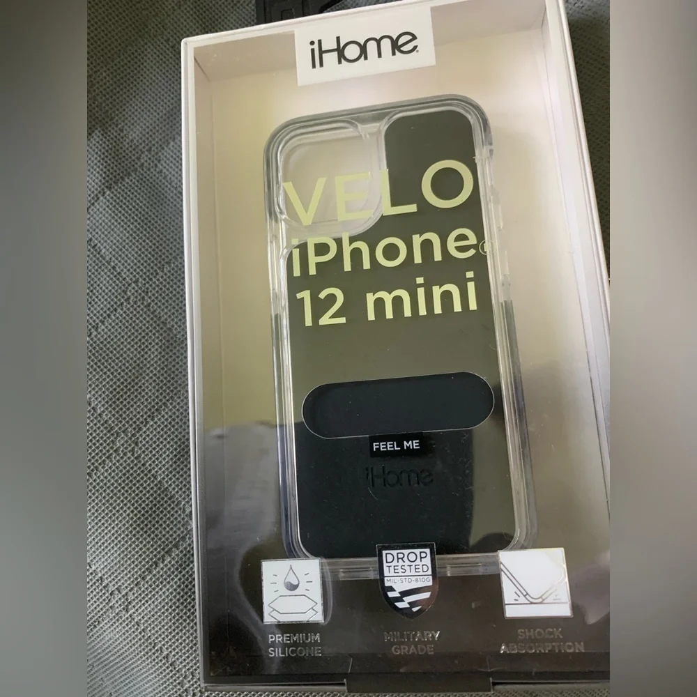 iHome Velo Silicone Impact Case, iPhone 12 Mini